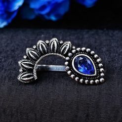 Silver Plated Marathi Nath | Oxidized Maharashtrian Nosepin Non-Piercing