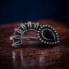 Silver Plated Marathi Nath | Oxidized Maharashtrian Nosepin Non-Piercing