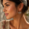 Butterfly Earrings | Office Wear German Silver Simple Hook Earring