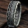 Antique Oxidized Kada / Bracelet With Pearl Work | Silver Plated Bangle