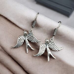 Oxidized Bird Earrings | Best German Silver Hook Design Earring