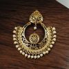 Designer Chandbali Earrings | Gold-plated Contemporary Earring For Girls
