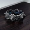 Traditional Silver Replica Kada | Oxidised Bangles | Unique Free Size Bracelet
