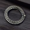 Antique Flower Bracelet | Oxidized Openable Bangles | Ethnic Indian Kada