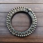 Antique Flower Bracelet | Oxidized Openable Bangles | Ethnic Indian Kada