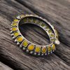 Silver Look Like Stone Work Kada | Traditional Openable Bracelet