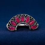 Marathi Nath | Adorable Oxidised Maharashtrian Nosepin Non-Piercing