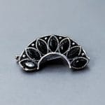 Marathi Nath | Adorable Oxidised Maharashtrian Nosepin Non-Piercing - "Black"