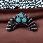 Traditional Maharashtrian Nath | Best Oxidised Marathi Nosepin Non-Piercing - "Mint"