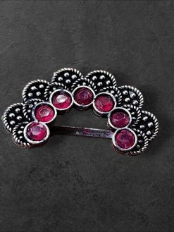 Big Size Nose pin | Oxidised Marathi Press Nosepin | Maharashtrian Nath