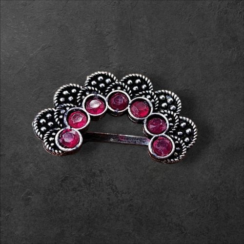 Big Size Nose pin | Oxidised Marathi Press Nosepin | Maharashtrian Nath