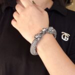 Ancient Touch Elephant Kada | Oxidised Bangles | Unique Openable Bracelet