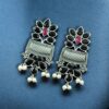 Silver Replica Earring | Antique Touch Oxidised Stud | Unique Silver Jewelry 20 photo 2025 12 06 12 22 42