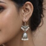 Silver Replica Jhumki | Adorable Light Weight Oxidized Jhumka Earrings