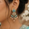 Silver Replica Kalash Earrings | Best Oxidised Light Weight Stud Jewelry