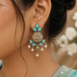 Silver Replica Kalash Earrings | Best Oxidised Light Weight Stud Jewelry