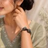 Antique Silver Bracelet | Oxidized Kada with Stone Work | Best Openable Bangle