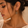 Designer Tree Earrings | Oxidised Daily wear Hook Jewelry For Girls