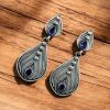 Oxidised Casual Earrings | Best Silver Replica Jewelry | Light Weight Studs