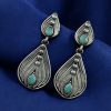 Oxidised Casual Earrings | Best Silver Replica Jewelry | Light Weight Studs