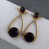 Indian Contemporary Earrings | Affordable Gold-Plated Partywear Earring For Girls