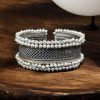 Oxidised Silver Replica Cuff Bracelet | Adorable Light Weight Premium Finish Bangles