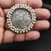 Traditional Silver Replica Ring | Premium Quality Oxidised Pearls Beads Adjustable Rings