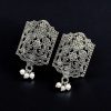 Silver Plated German Silver Peacock Stud | Best Light Weight Stud jewelry