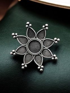 Traditional Oxidized Rings | Unique Designer Silver Replica Adjustable Ring