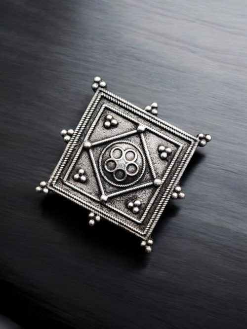 Best Silver Replica Rings | Traditional Square Shape Adjustable Ring For Girls