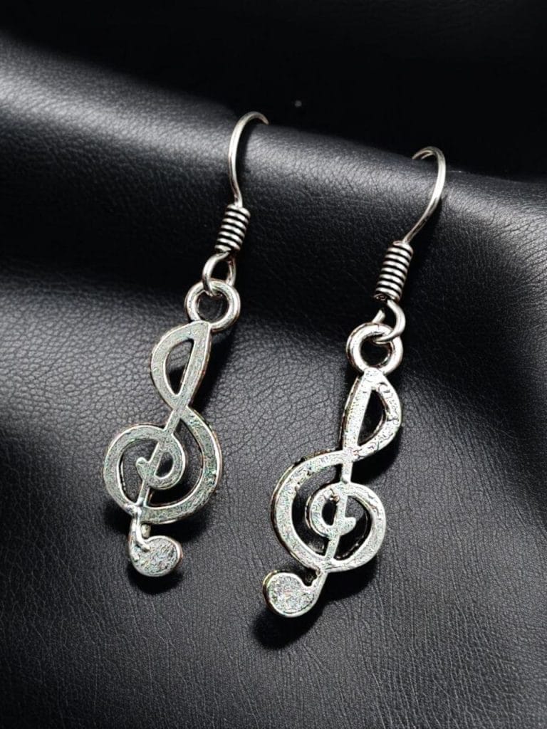 Bulk 924 Oxidised Music Design Earrings | Affordable Premium Daily Wear Jewelry