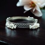 Oxidized Chudiya | Best Openable Bangle | Pearl Work Traditional Look Bracelet