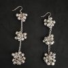 Elegant German Silver Ghungroo Hanging Earrings with hook design featuring delicate ghungroo accents and a lightweight, versatile design.