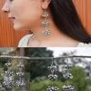 Elegant German Silver Ghungroo Hanging Earrings with hook design featuring delicate ghungroo accents and a lightweight, versatile design.