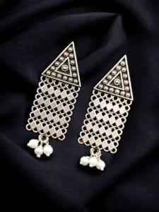 Brass Triangle Stud Earrings – Perfectly Elegant for Best Occasion