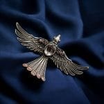 Brass Bird Ring with Stones – Best and Perfectly Designed for Every Occasion - "Babypink"