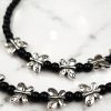 Oxidised Butterfly Charm Anklets for Women | Silver Plated Stylish Payal