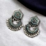 Brass Stone Stud Earrings: The Perfect Choice for Ethnic Occasions