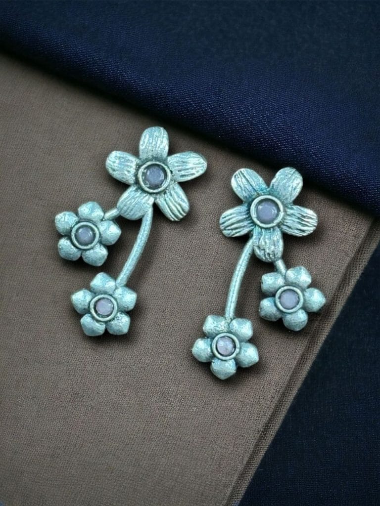 Bulk 512 Elegant Flower Stone Stud Earrings for the Perfect Look - "Babypink"