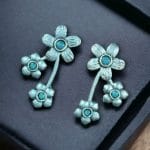 Elegant Flower Stone Stud Earrings for the Perfect Look