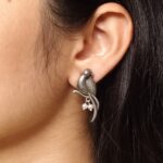Elegant Parrot Design Brass Earrings: The Perfect Statement Jewelry