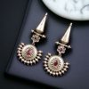 Elegant hanging stone stud earrings featuring a sophisticated design, perfect for every occasion and versatile for any outfit.