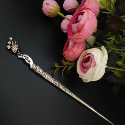 Oxidized Half Moon Juda Pin – Best Hair Jewelry for Daily Wear