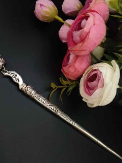 Oxidized Half Moon Juda Pin – Best Hair Jewelry for Daily Wear