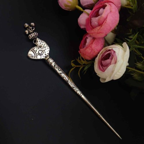 Traditional Hair Pin for Juda – Elegant and Beautiful Fish Design