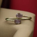 Bulk 28 Traditional Ethnic Gold Plated Bangle with Monalisa Stone – Unique Stylish & Lightweight - "Baby Pink"