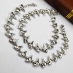 Handcrafted German Silver Beautiful Bird Design Anklet – Ethnic Foot Jewelry
