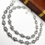 Antique Look German Silver Tortoise Anklet – Traditional Jewelry for Women