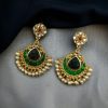 Traditional Kundan Meenakari Chandbali Earrings | Perfect For Wedding Season Jewellery