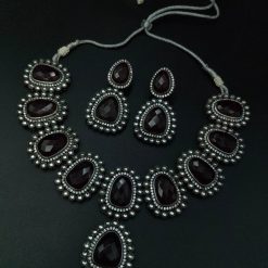 Gold Plated Kundan Choker Necklace Set For Girls | Best Gift For Wedding Season